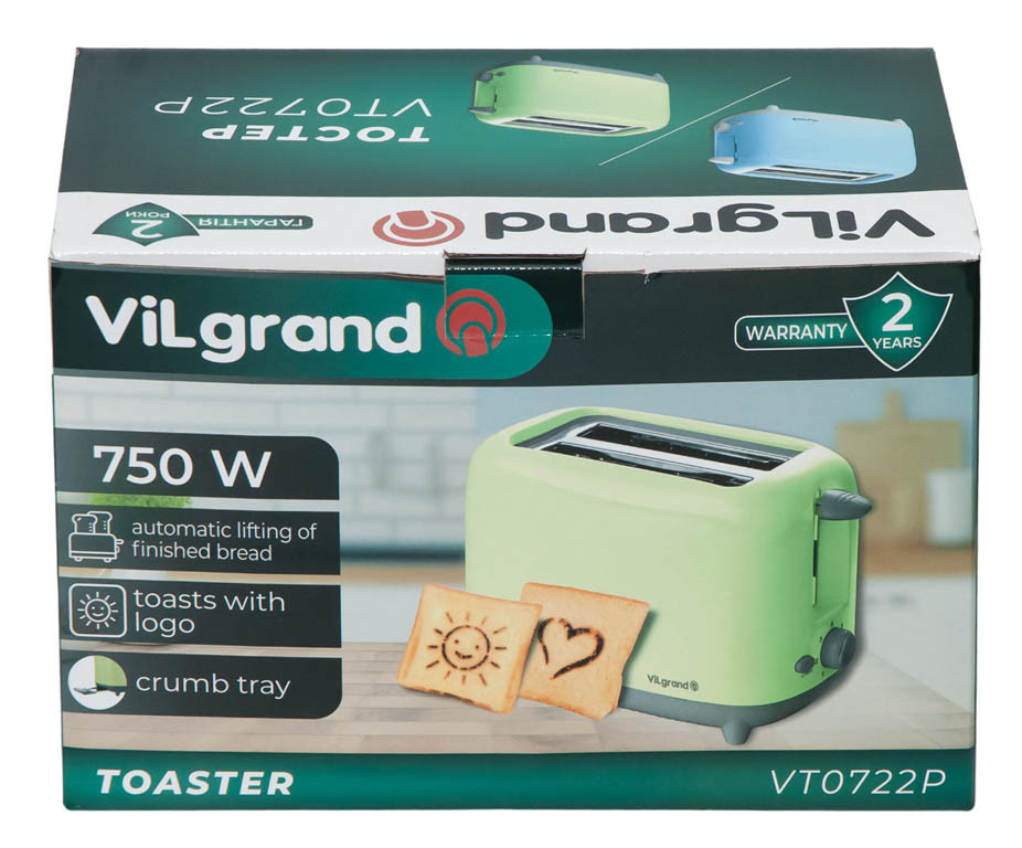 Тостер VILGRAND VT0722P - Зображення 2