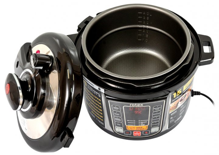 Мультиварка-скороварка ROTEX REPC57-B - Зображення 3