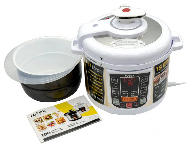 Мультиварка-скороварка ROTEX REPC58-G - Зображення 2