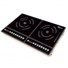 Плита індукційна Domotec MS-5862 2кф., 4000Вт. (Чорний) - Зображення 2