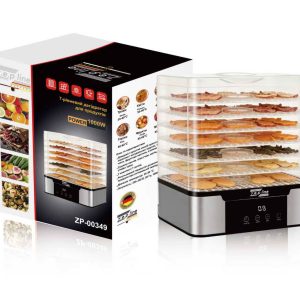 Сушарка для продуктів Zepline ZP-00349 1000Вт на 7 ярусів